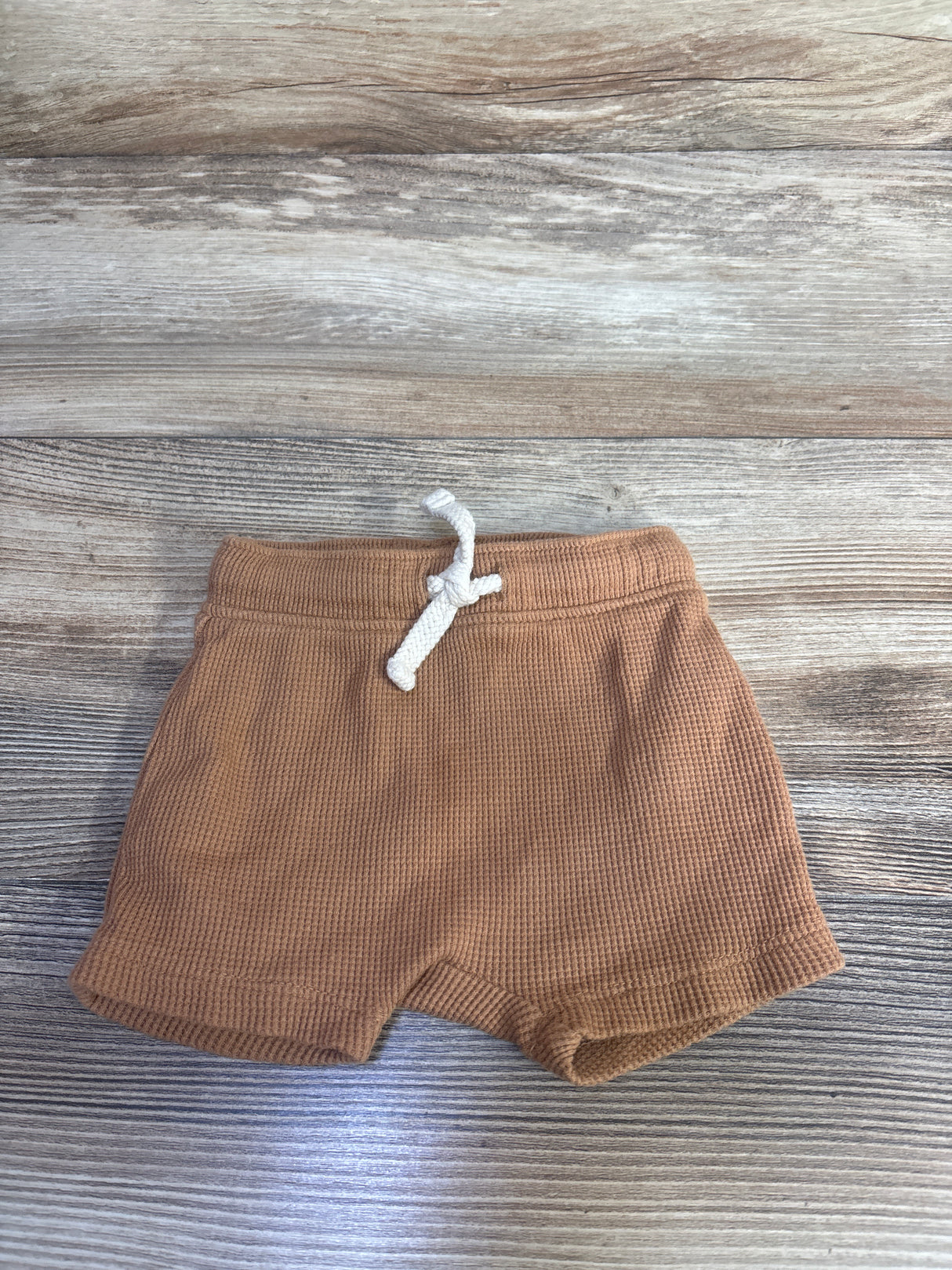 Old Navy Pull-On Waffle-Knit Shorts Brown sz 0-3m