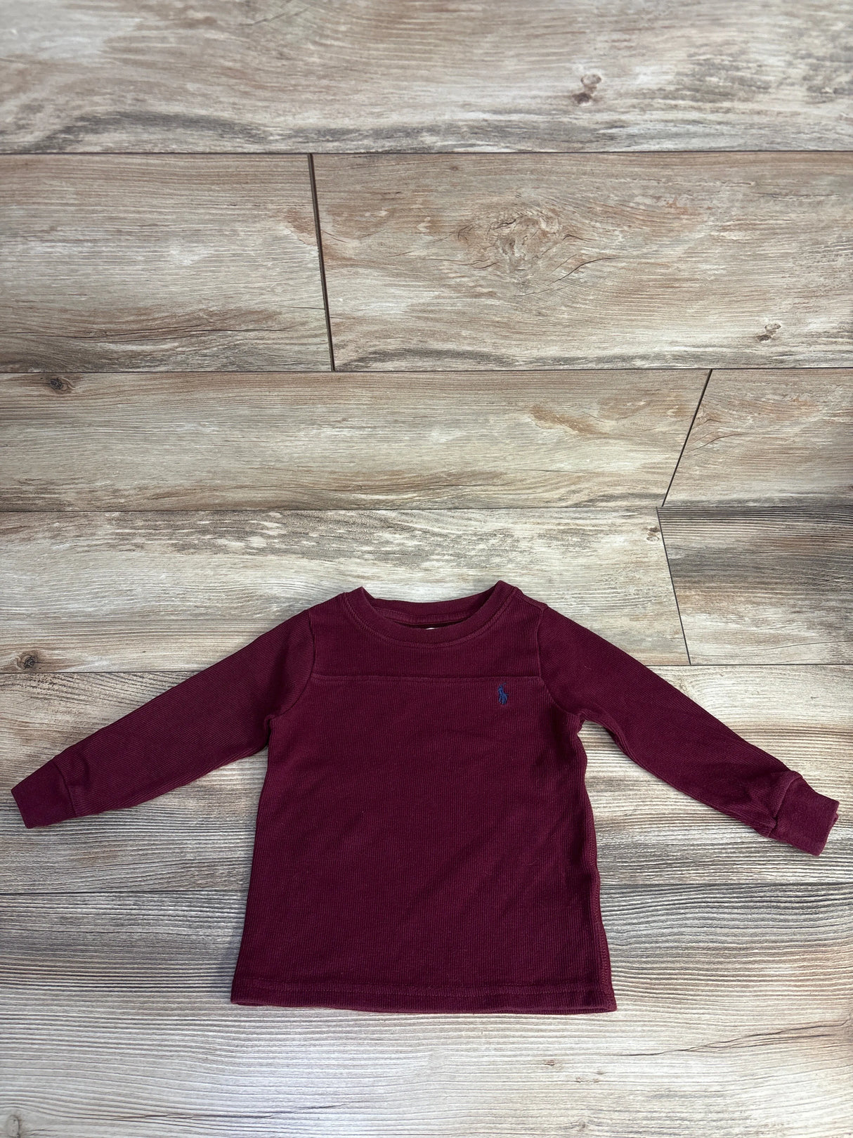 Ralph Lauren Long Sleeve Shirt Burgundy sz 24m