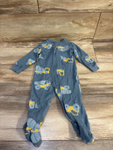 Carter's Waffle Knit Sleeper Blue sz 9m