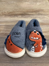 NWOT Dinosaur Plush Slippers Blue sz 9/10c