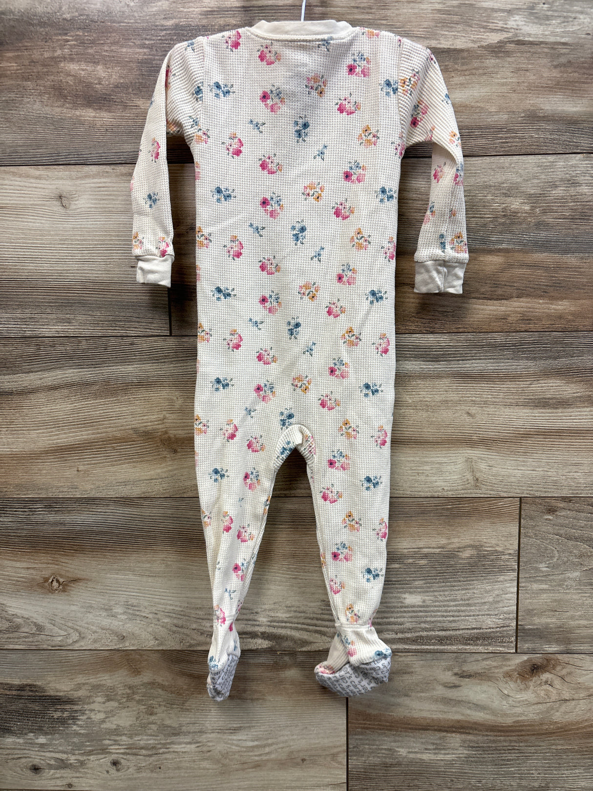 Carter's Waffle Knit Sleeper Beige sz 18m