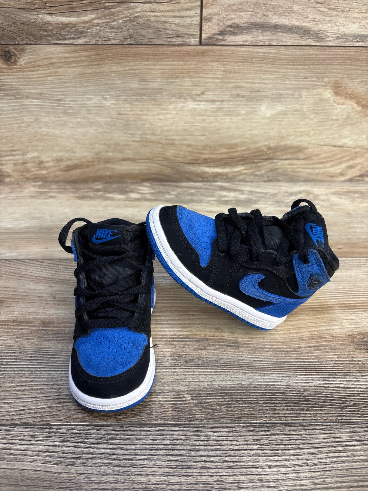 Air Jordan 1 Retro High OG TD 'Royal Reimagined' Sneakers sz 6c