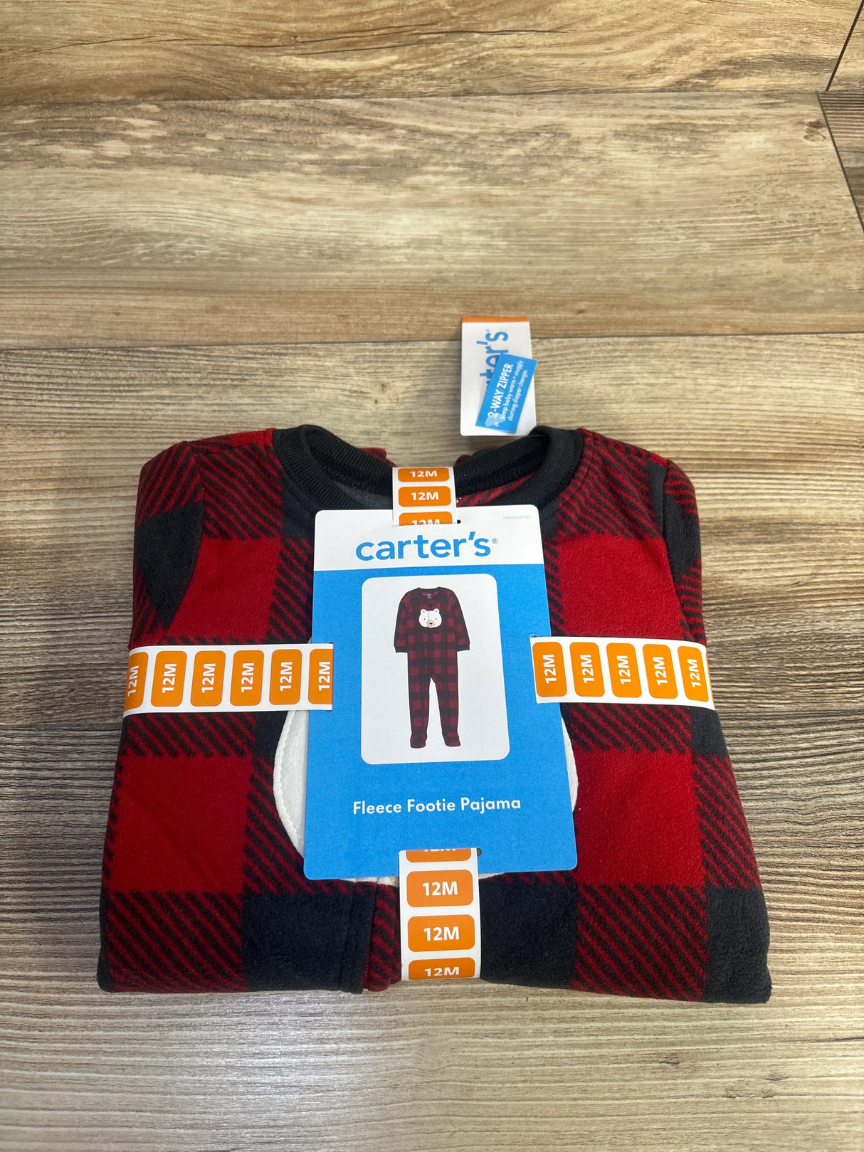 NEW Carter's Blanket Sleeper Red sz 12m