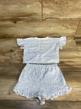 NEW Bearpaw 2pc Shirt & Shorts Set Blue sz 4T