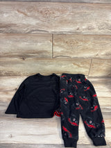 Wonder Nation 2pc Pajama Set Black sz 4-5T