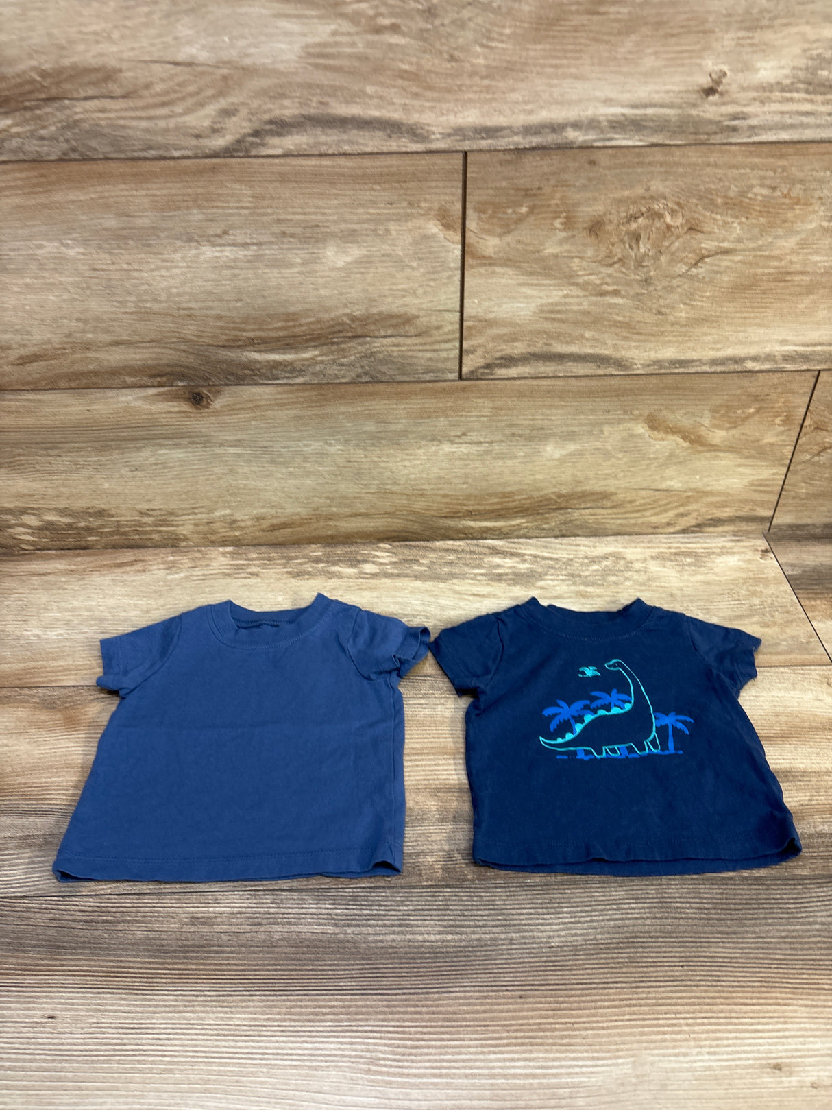 Carter's 2pk Short Sleeve Shirts Navy sz 3m