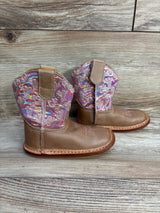 Roper Kids Pink Looking Glass Cowgirl Boots sz 4c - Me n Mommy To Be