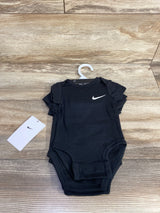 NEW Nike 3pk Bodysuit Set Black sz 3m