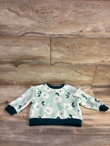 Member's Mark Pullover Sweatshirt Mint Green sz 12m