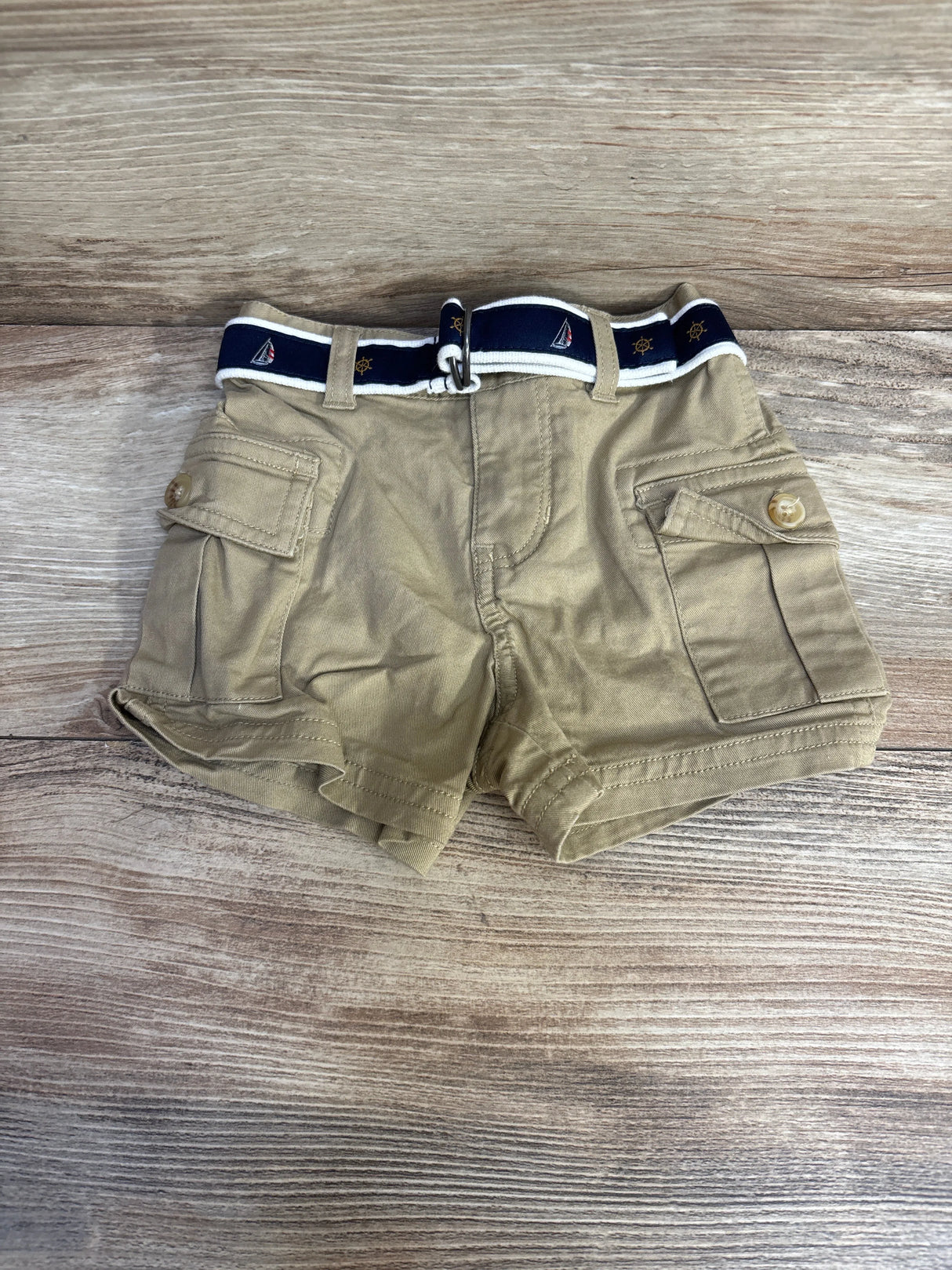 Ralph Lauren Shorts W/Belt Khaki sz 9m - Me n Mommy To Be