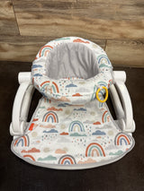 Fisher Price Sit-Me-Up Floor Seat in Rainbow Showers