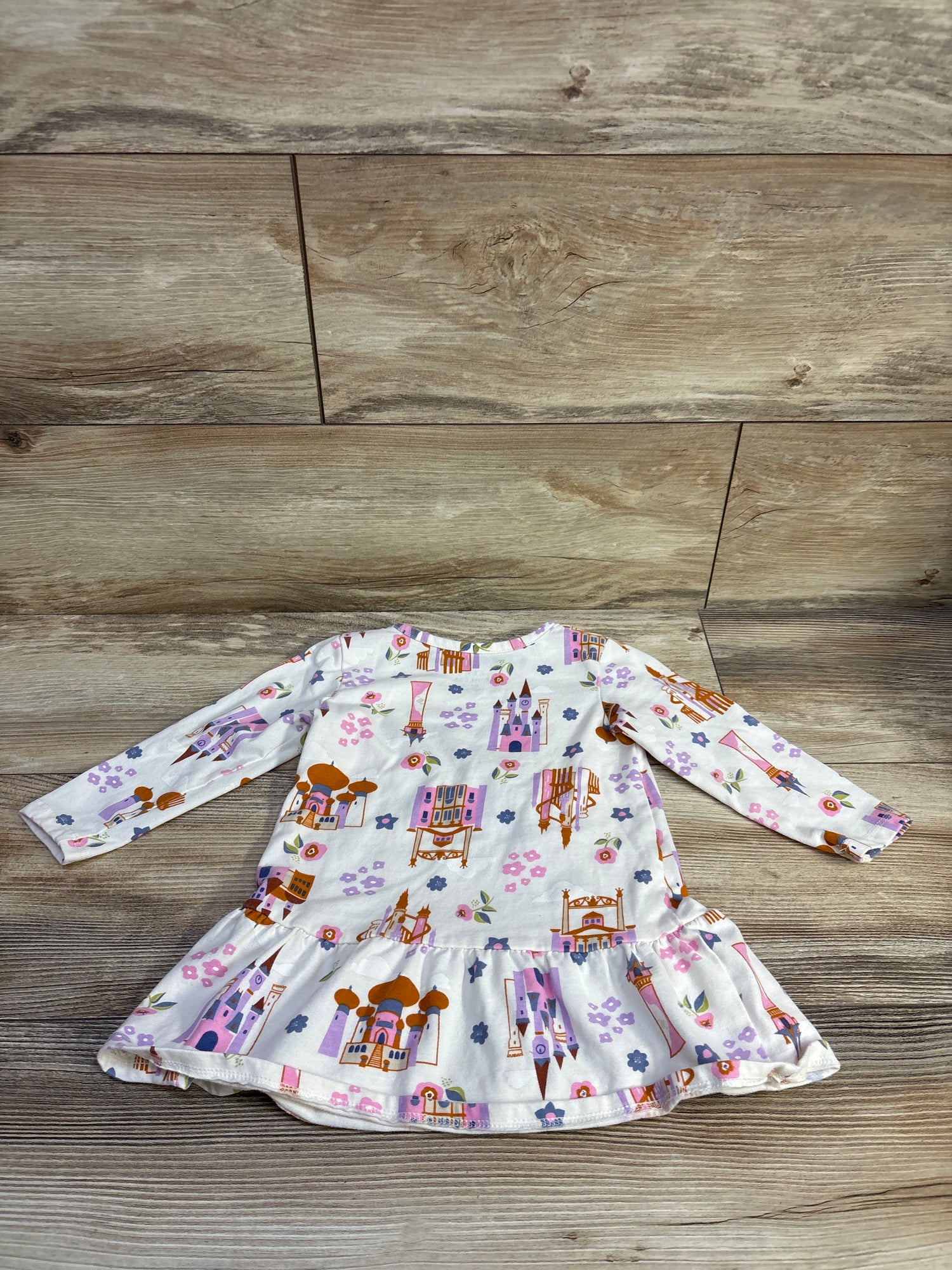 Disney Princess Long Sleeve Peplum Shirt Ivory sz 18m