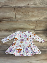 Disney Princess Long Sleeve Peplum Shirt Ivory sz 18m