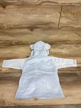 Hudson Baby Plush Hooded Elephant Robe Blue sz 0-9m