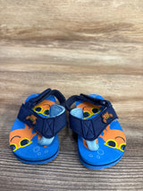 Wonder Nation Crab Flip Flops Blue sz 3c