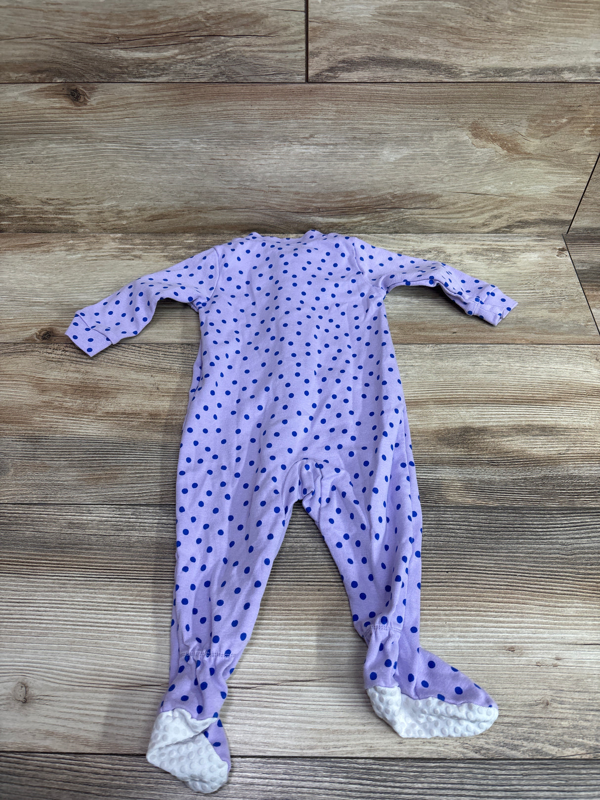 Amazon Essentials Polka Dot Sleeper Purple sz 3-6m
