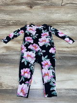 Posh P Floral Coverall Black sz 18-24m