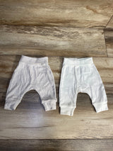 H&M Foldover Leggings 2pk White sz Preemie