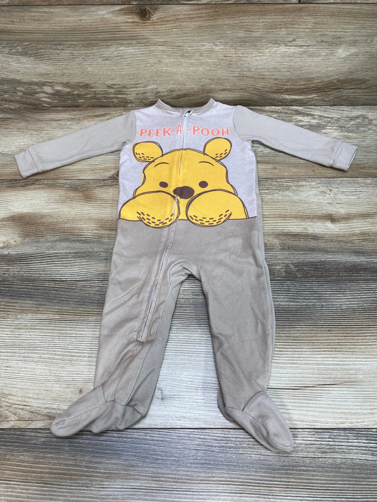 Disney Baby Winnie The Pooh Sleeper Brown sz 6m