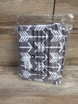 NEW Kids n Such Minnky Nursing Pillow Cover - Grey Arrows