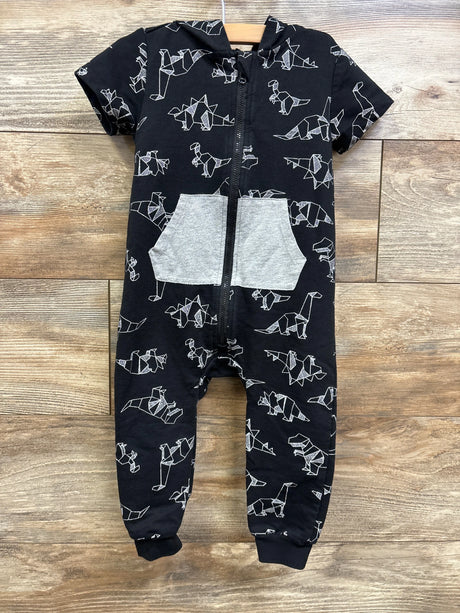 PL Baby Dinosaur Hooded Romper Black sz 24m - Me n Mommy To Be