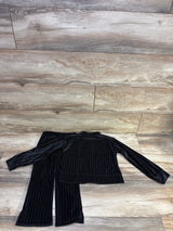 Nike 2pc Cozy Rib Track Suit Set Black sz 4T