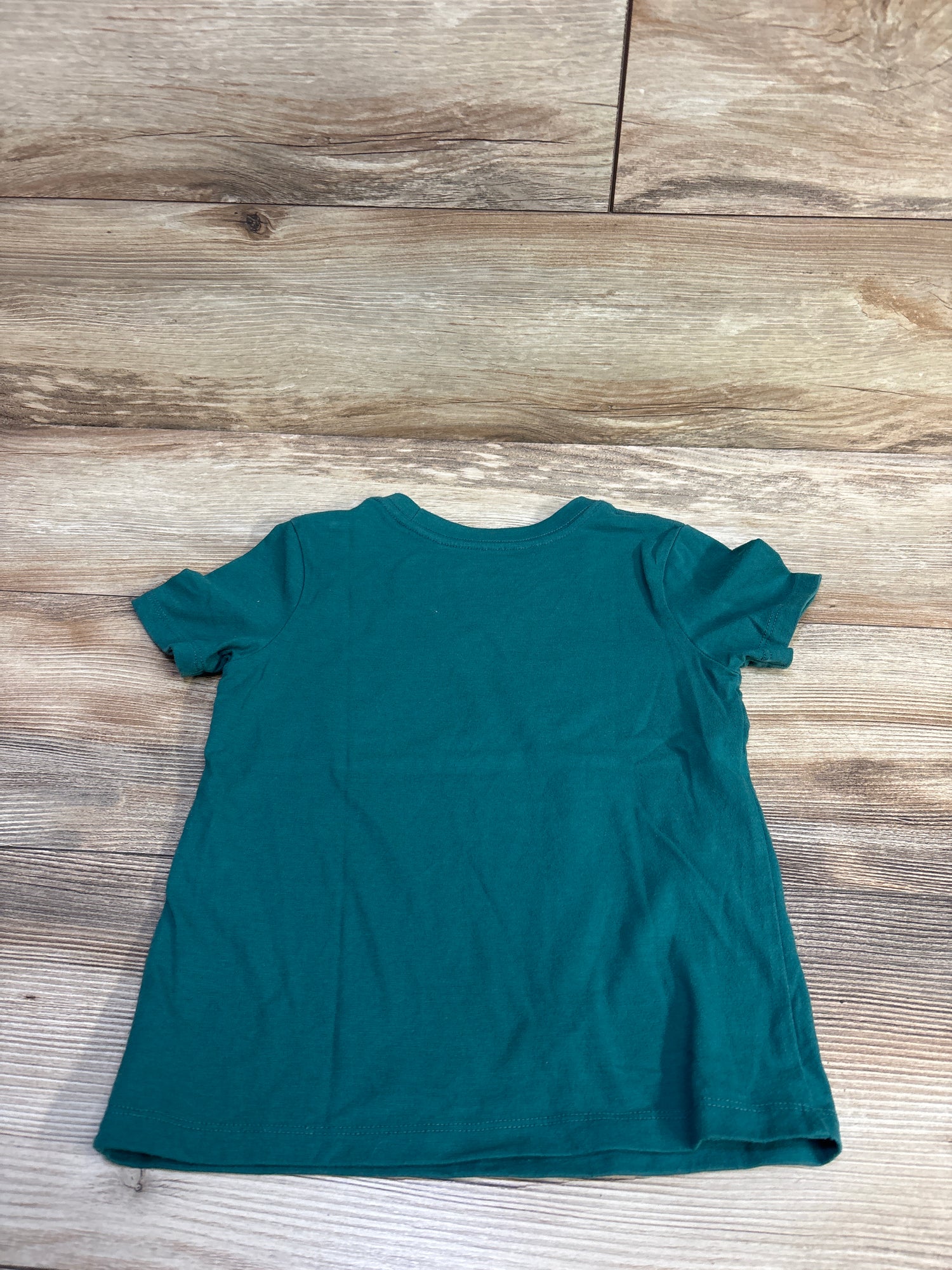 Cat & Jack Say Cheese Shirt Green sz 5T