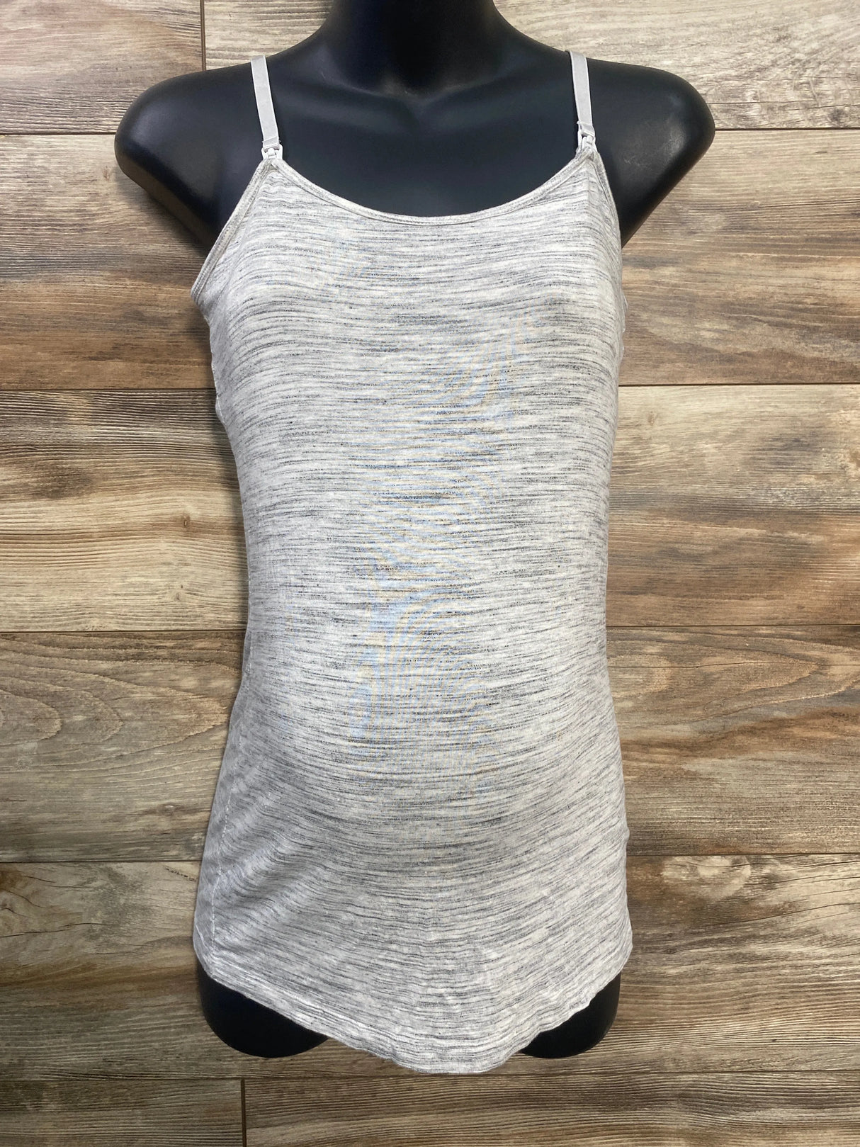 Motherhood Maternity Clip Down Nursing Cami Grey sz Small