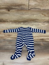 Just One You Striped Sleeper Navy sz Preemie