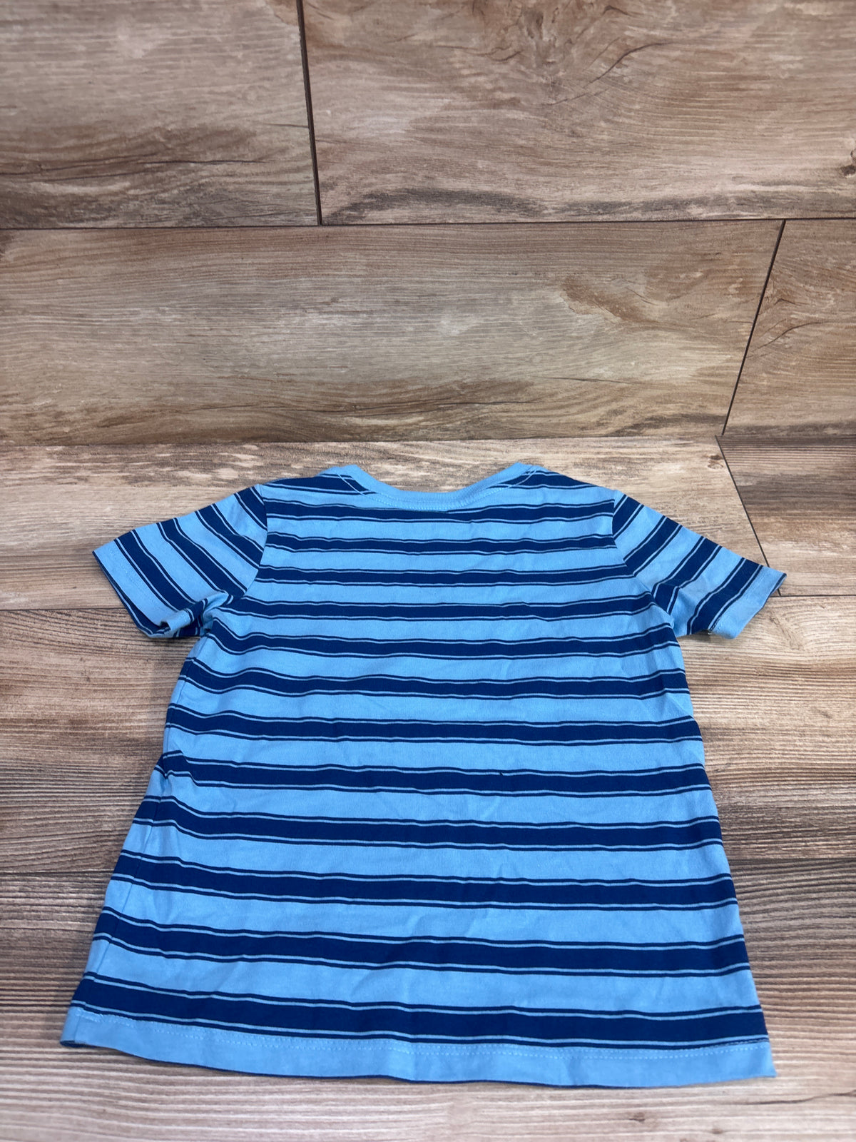 Cat & Jack Striped Shirt Blue sz 5T