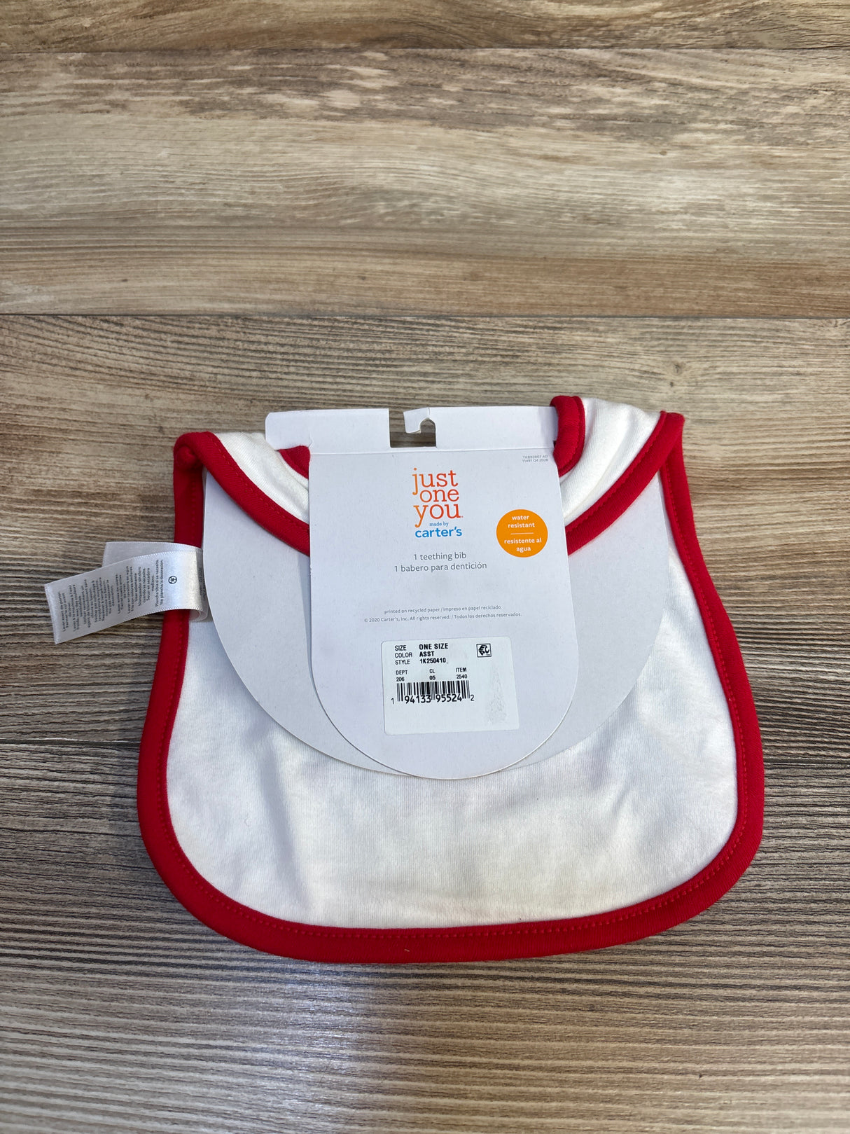 NEW Just One You My First Valentine's Day Bib