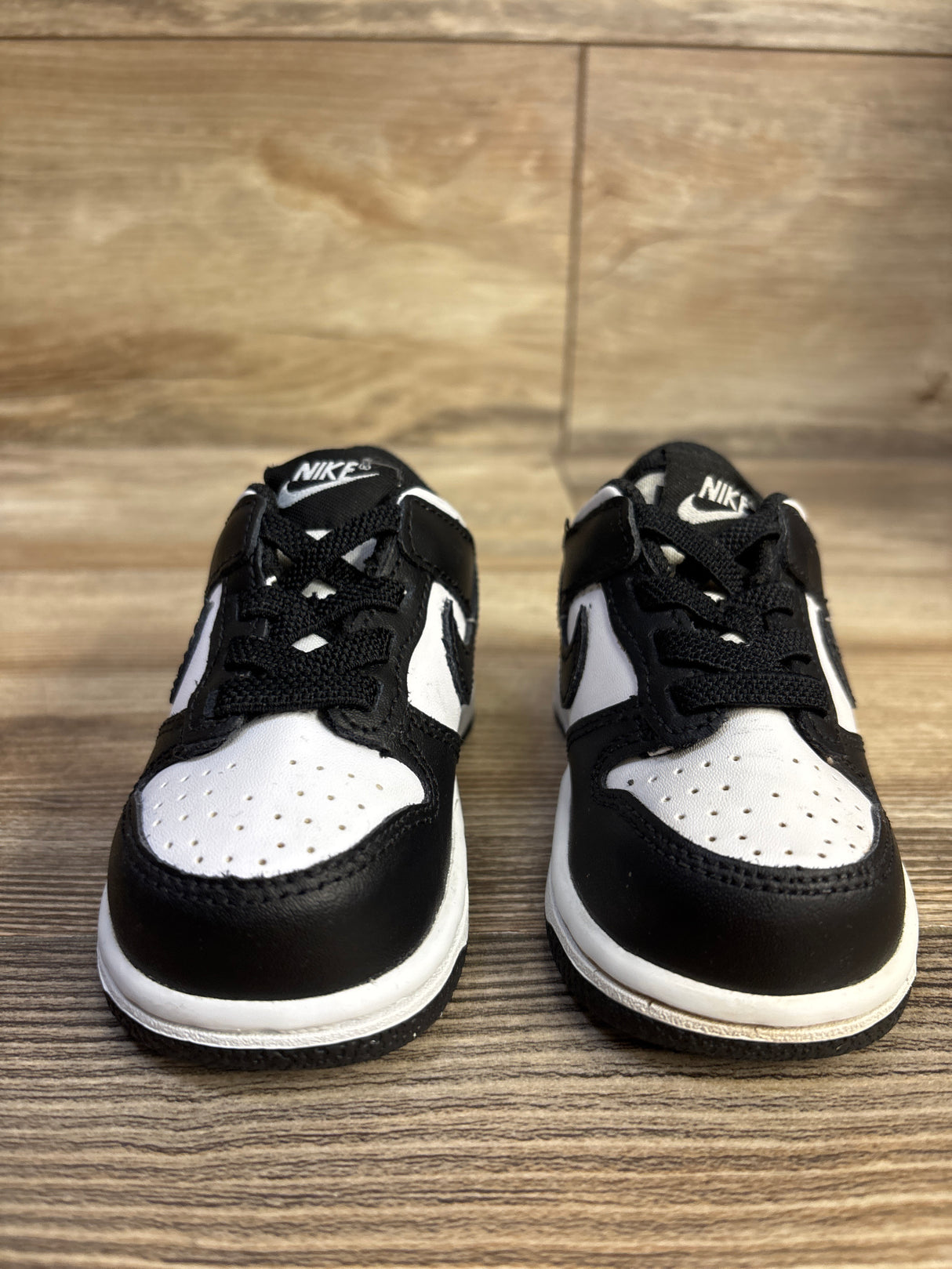 Nike Dunk Low TD 'Black White' Sneakers sz 5c