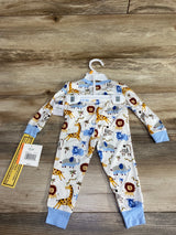 NEW Little Me 2pc Safari Pajama Set White sz 12m
