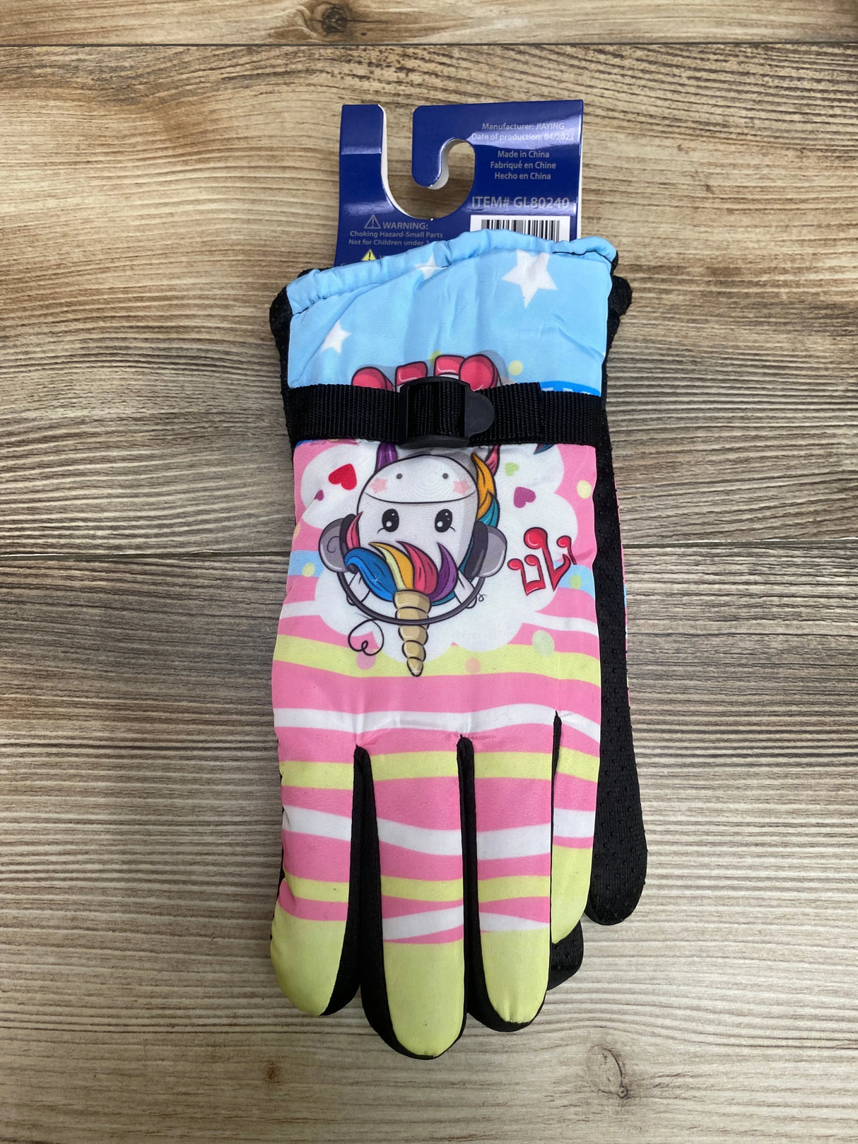 NEW ThermaWear Kid's Unicorn Winter Ski Gloves Pink