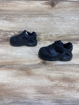 Nike Air Huarache Run Triple Black Sneakers sz 4c