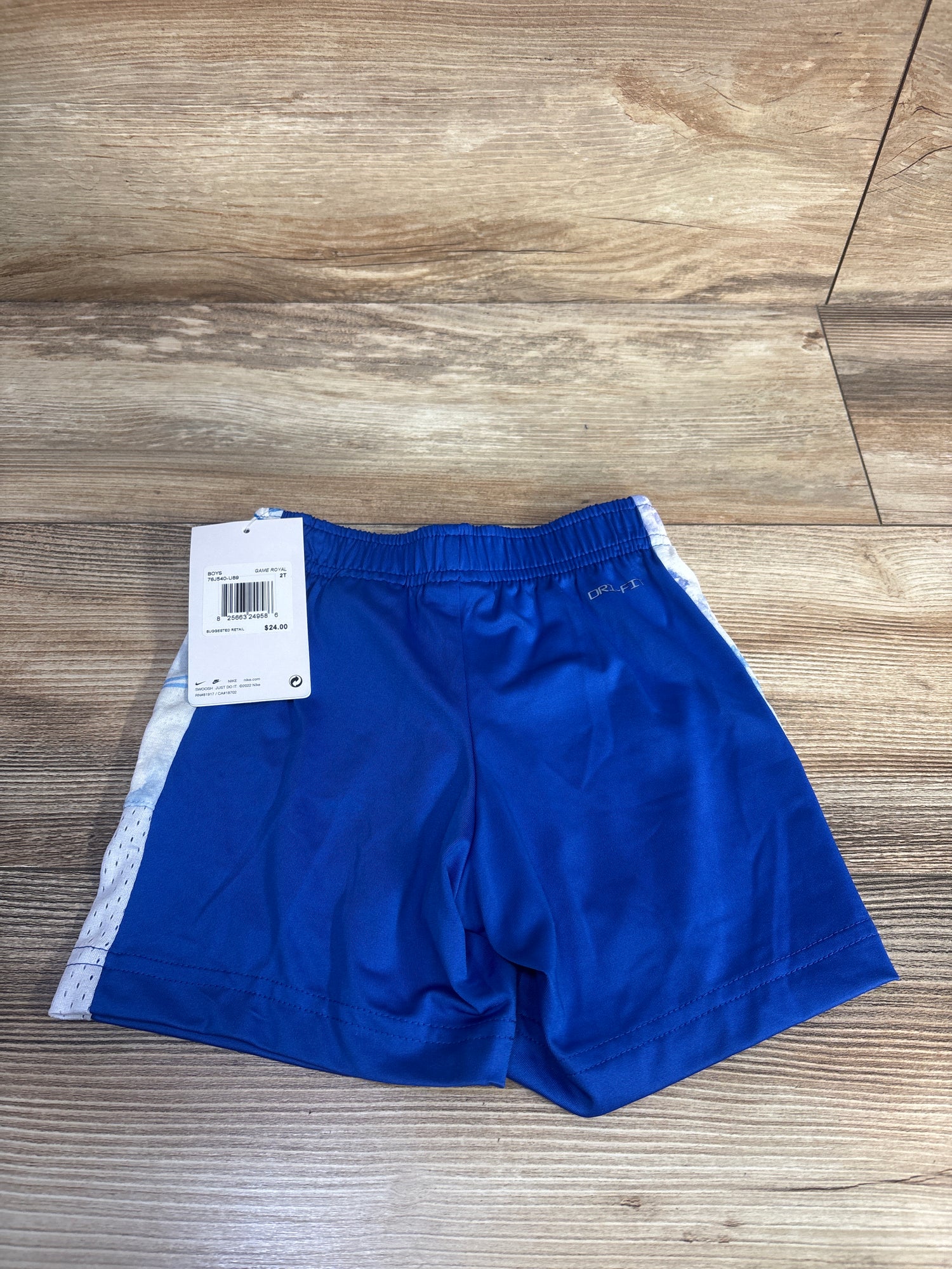 NEW Nike Dri-Fit Shorts in Game Royal Blue sz 2T