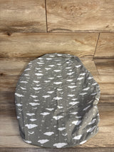 Bublo Baby Fitted Bassinet Sheet Grey
