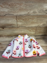 Jumping Beans Sherpa Full Zip Jacket White sz 2T