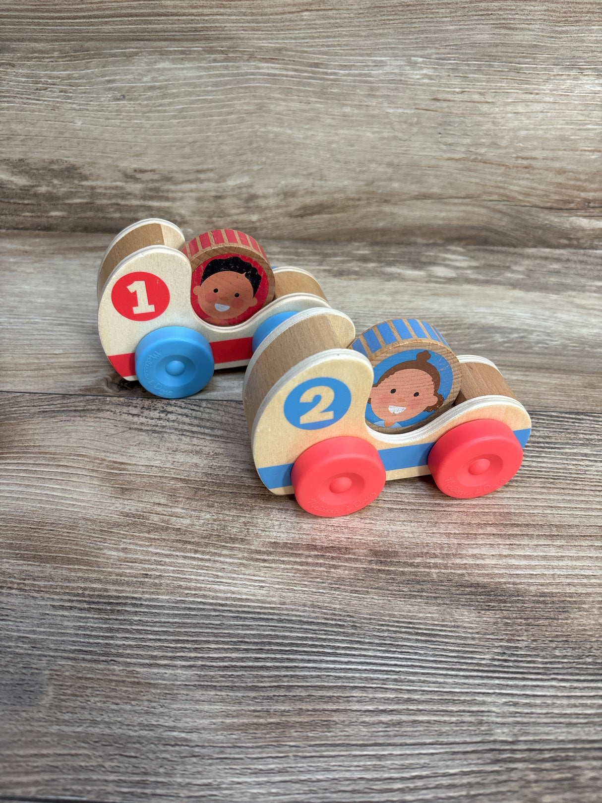 Melissa & Doug GO Tots Wooden Race Cars