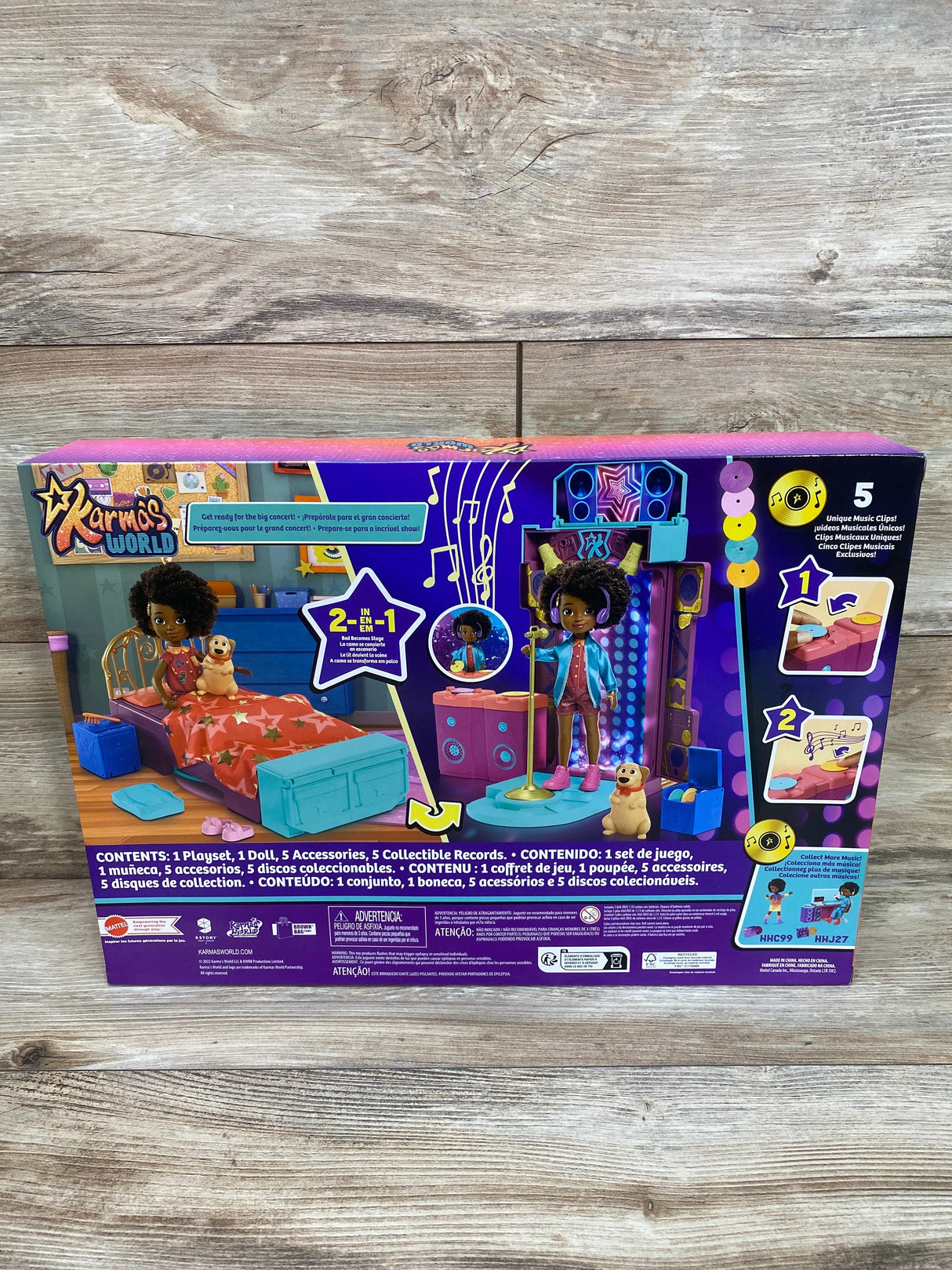 NEW Mattel Karma's World Transforming Musical Star Stage Playset