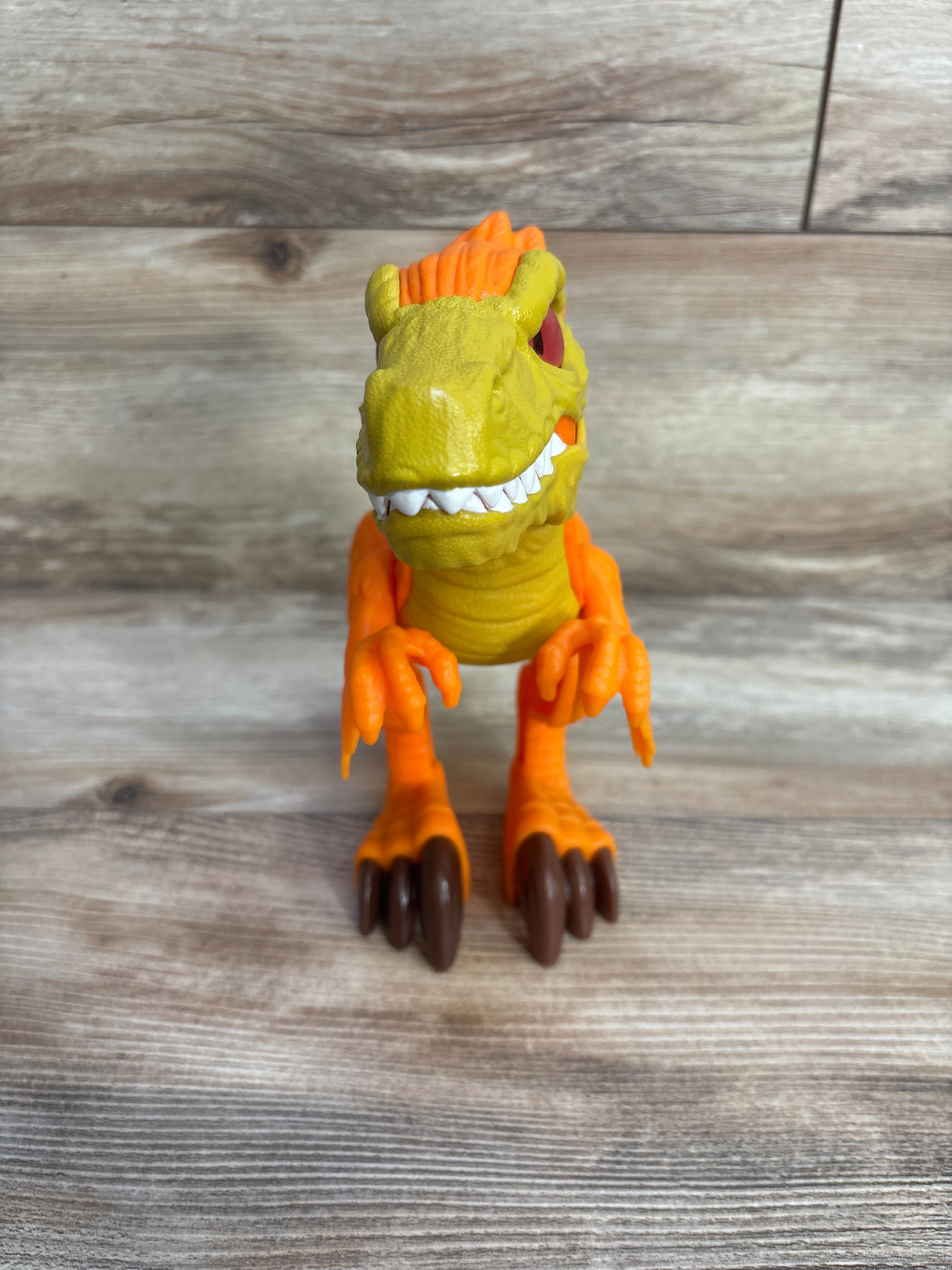Imaginext Jurassic World Pyroraptor XL Dinosaur Orange