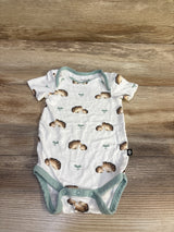 Kyte Baby Bamboo Bodysuit in Hedgehog White sz 0-3m
