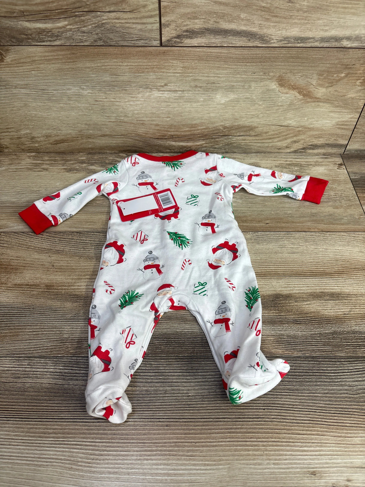 NEW Baby Starter's Christmas Sleeper White sz Newborn