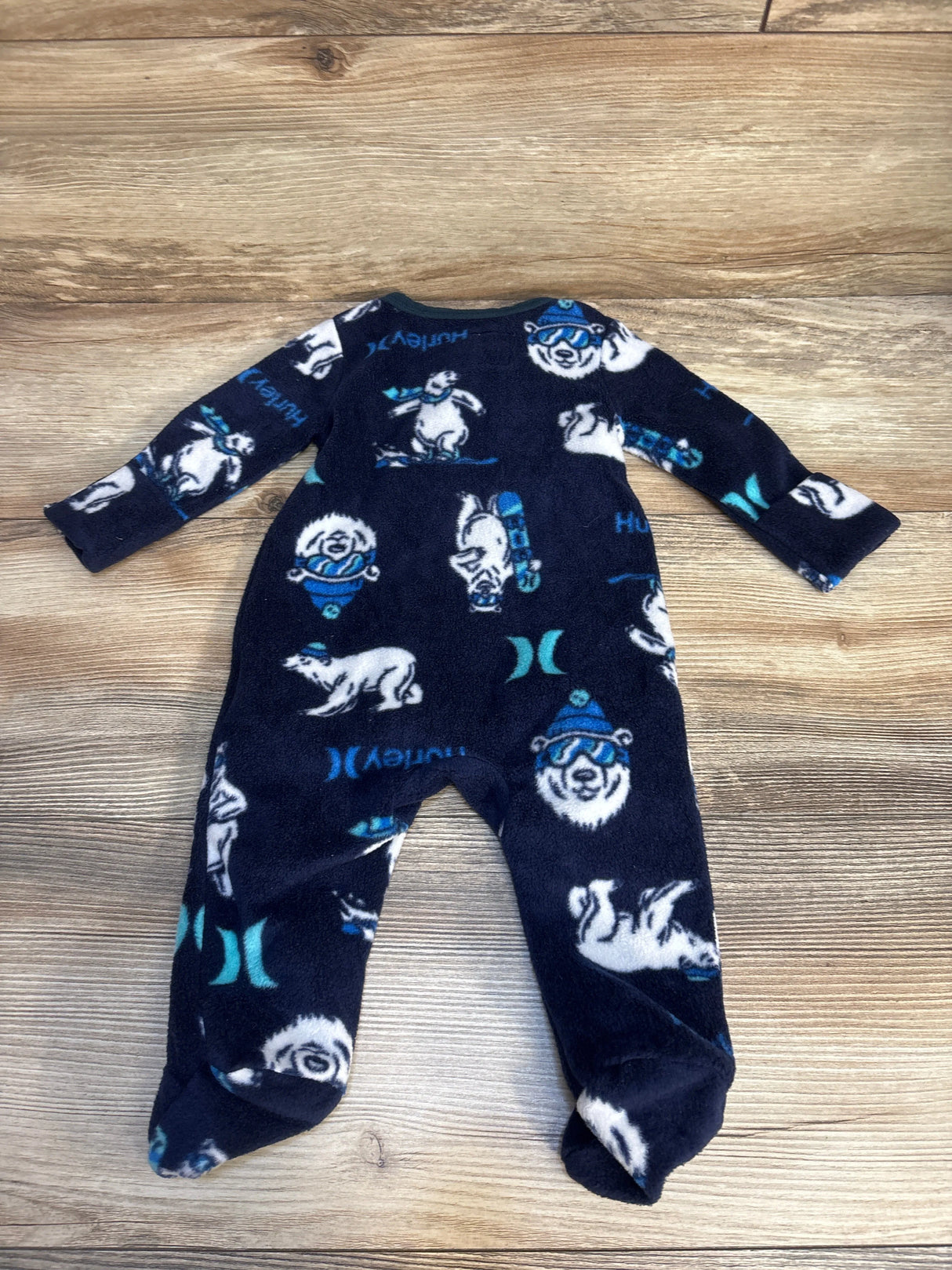 Hurley Polar Bear Blanket Sleeper Navy sz 3m