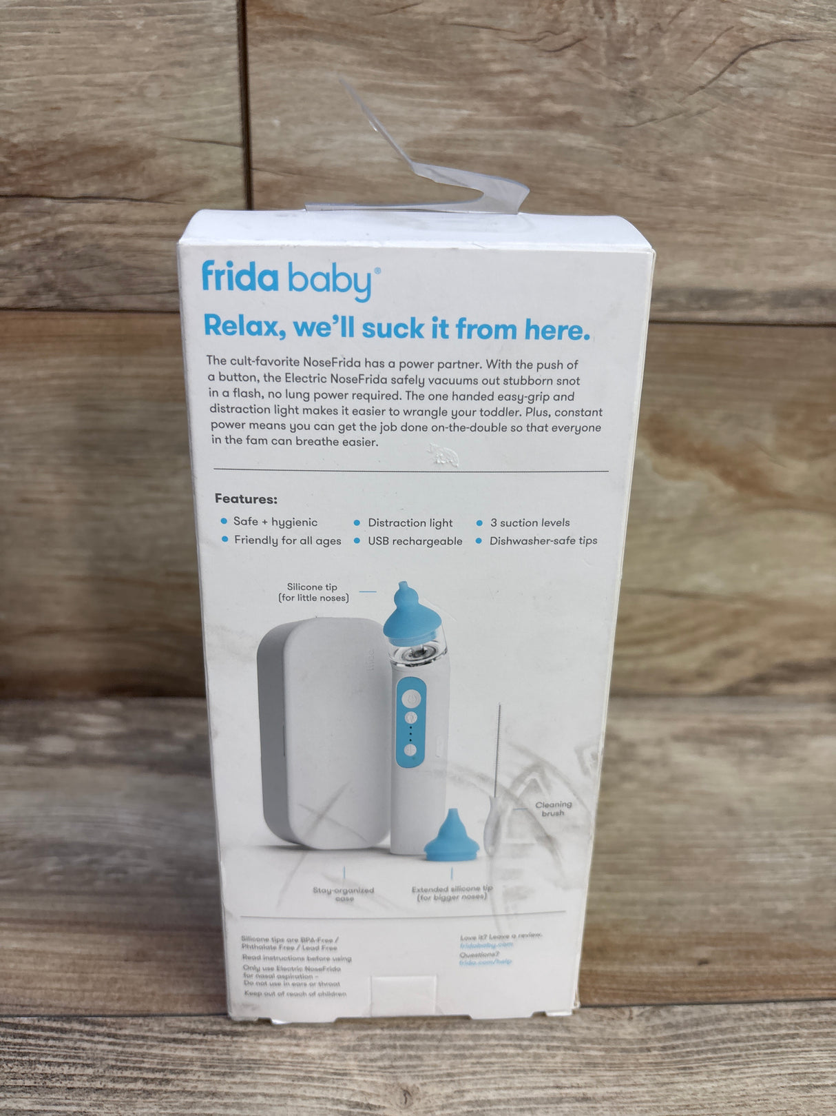 NEW FridaBaby Electric NoseFrida Nasal Aspirator