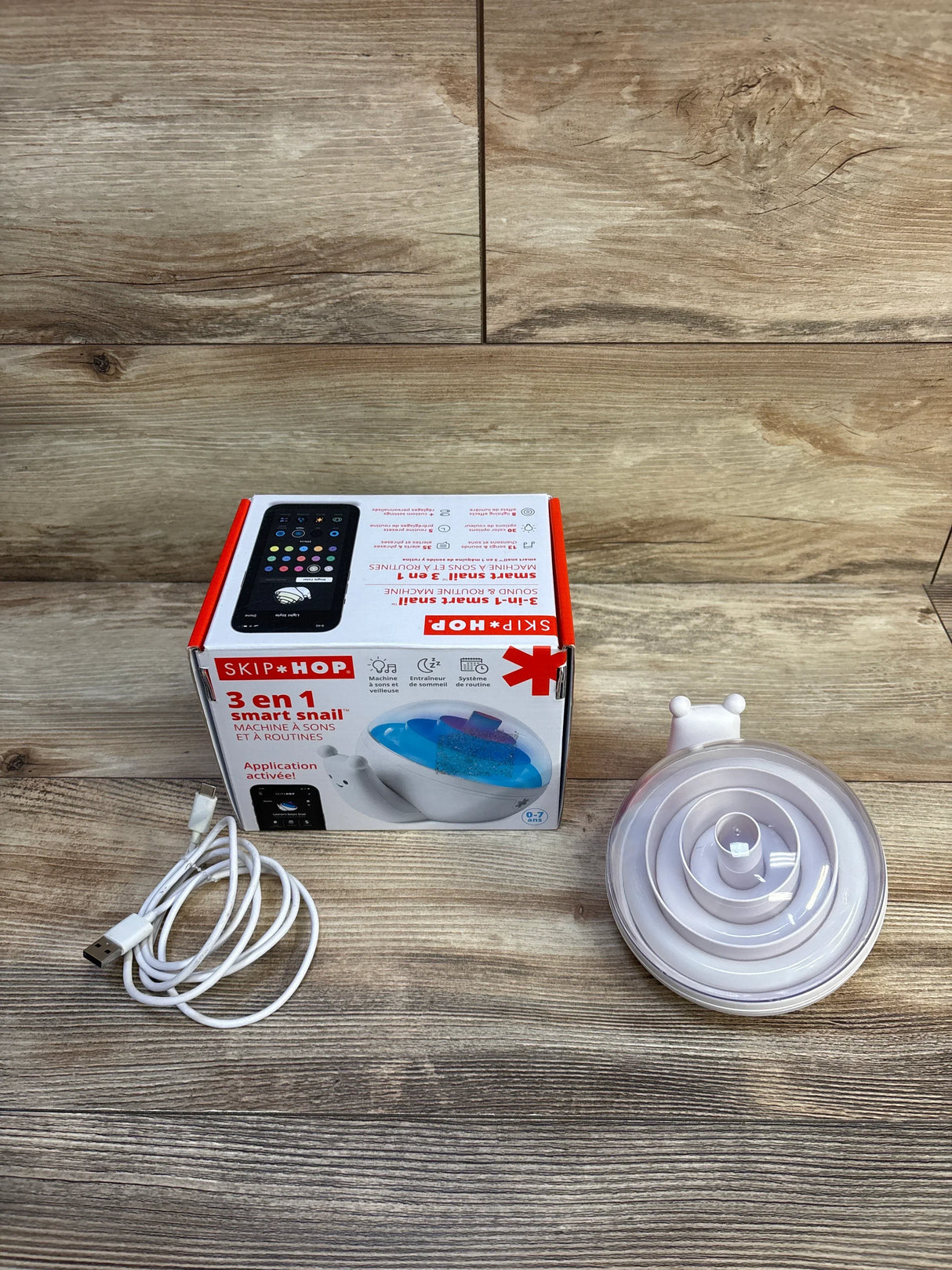 Skip Hop 3-In-1 Smart Snail Sound & Routine Machine