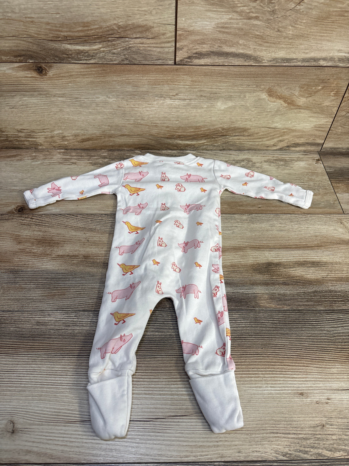 M+A by Monica + Andy Wild Animal Sleeper White sz 0-3m