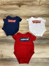 Levi's 3pk Bodysuits Blue sz 3m