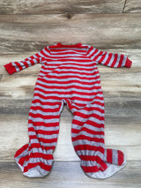 Just One You Striped Santa Blanket Sleeper Red sz 12m - Me n Mommy To Be