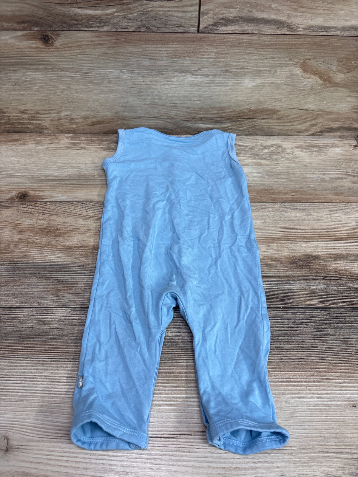 Kyte Baby Sleeveless Snap Jumpsuit in Blue sz 12-18m